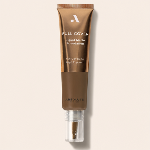 Absolute New York MFFD10 Full Cover Liquid Matte Foundation; Creamy Oil Free Formula with Dropper Tip; Natural Matte Finish - image 1