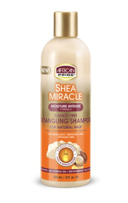 African Pride Shea Miracle Sulfate-Free Detangling Shampoo 12oz Shampoo & Conditioner - image 1