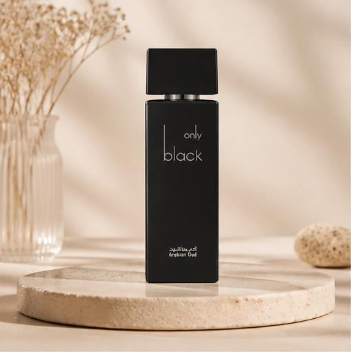 Arabian Oud ONLY BLACK 100 Ml | Eau De Parfum Unisex | Apple, Violet Flower, Lavender, Patchouli | Woody and Aromatic Scent. - image 1