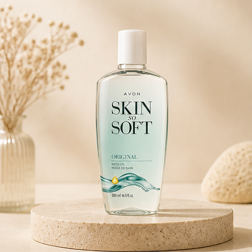 Avon Skin So Soft Original Bath Oil, 16.9 Oz - Jojoba Infused - Luxury Bath Oil - Smoothes Dry Skin Without Irritation - Fresh Scent - image 1