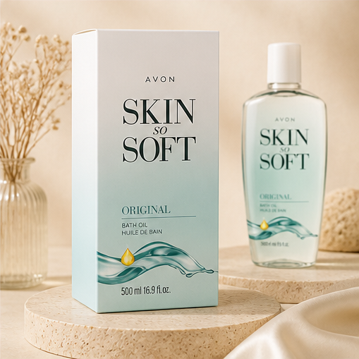 Avon Skin So Soft Original Bath Oil, 16.9 Oz - Jojoba Infused - Luxury Bath Oil - Smoothes Dry Skin Without Irritation - Fresh Scent - image 4