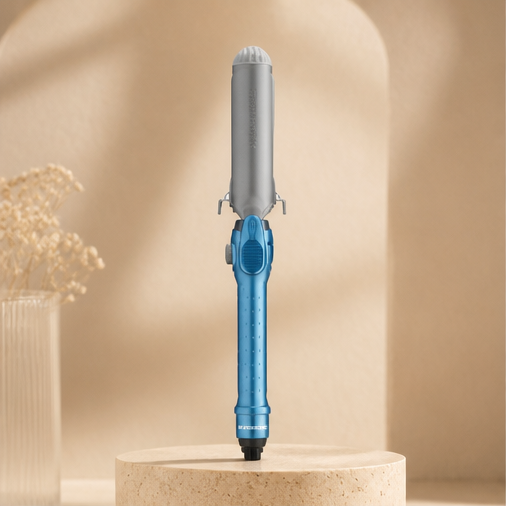 BaBylissPRO Nano Titanium Spring Curling Iron - Blue - 1.5 - image 1