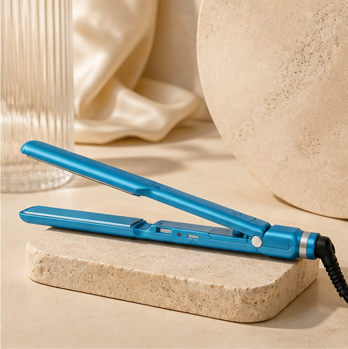 BaBylissPRO Nano Titanium Ultra-Thin Straightening Flat Iron - Blue - 1": Hair Styling, All Hair Types, 450 Max Heat - image 2