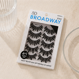 Broadway Eyes Strip False Eyelashes Multipack Fake Eyelashes Natural to Dramatic Look Lash Set 5 Pairs (02) - image 3