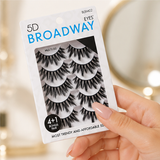 Broadway Eyes Strip False Eyelashes Multipack Fake Eyelashes Natural to Dramatic Look Lash Set 5 Pairs (02) - image 4