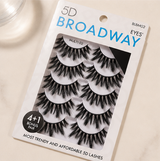 Broadway Eyes Strip False Eyelashes Multipack Fake Eyelashes Natural to Dramatic Look Lash Set 5 Pairs (04) - image 3