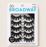 Broadway Eyes Strip False Eyelashes Multipack Fake Eyelashes Natural to Dramatic Look Lash Set 5 Pairs (06) - image 1