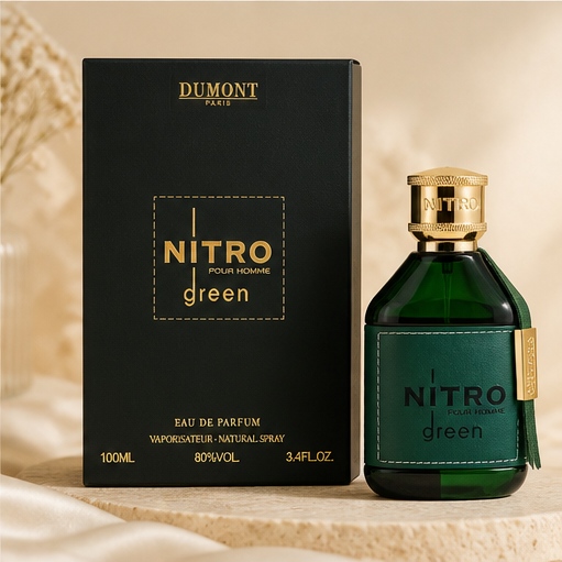 Dumont Nitro Green Pour Homme Eau De Parfum Spray 3.4 Oz Men - image 4