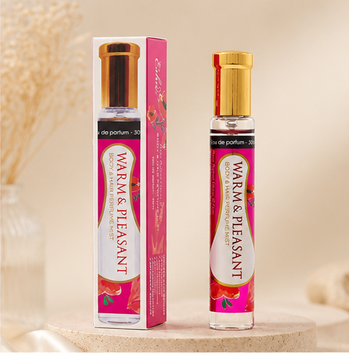 Esha Body & Hair Perfume Mist Eau De Parfum for Women Infused with Betaine 1 Pack (WARM & PLEASANT) - image 2