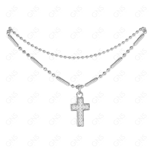 GNS - lnitial silver Anklet (L - image 1