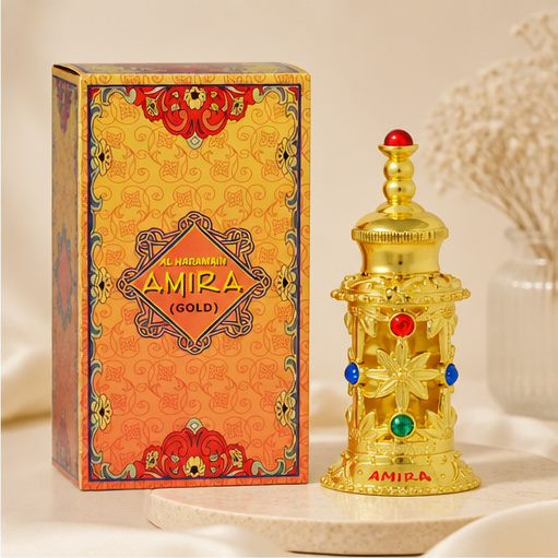 I0146399 Amira Gold Perfume Oil for Women, 0.4 Oz - image 2