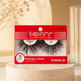 KISS I-ENVY 3D Collection False Eyelashes Single-Pack Style Extreme 3D #43' 1 Pair - image 1