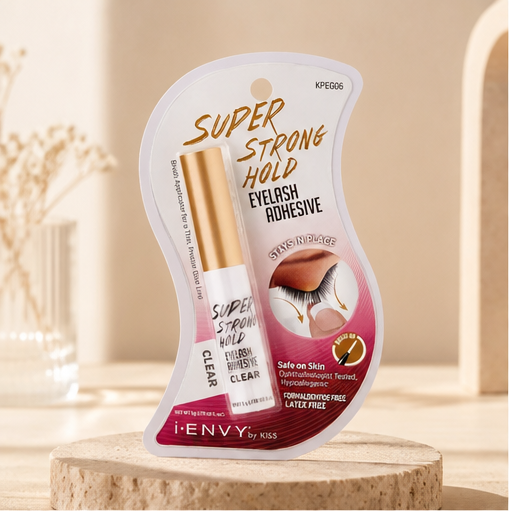 KISS I Envy Eyelash Adhesive Super Strong Hold Clear 0.176 Oz - image 1