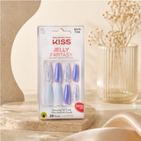 KISS Jelly Fantasy Sculpted Translucent Fake Nails 'Cherry Jelly' 28 Count - image 4
