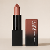 KISS NEW YORK Professional Rich Pigmented Lipstick Smooth Satin Finish Long Lasting Infused with Shea Butter and Vitamin E (Warm Blush) - image 1