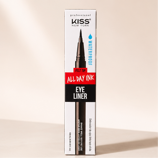 KISS New York Felt-Tip All Day Ink Waterproof Eyeliner (1 PACK) - image 1