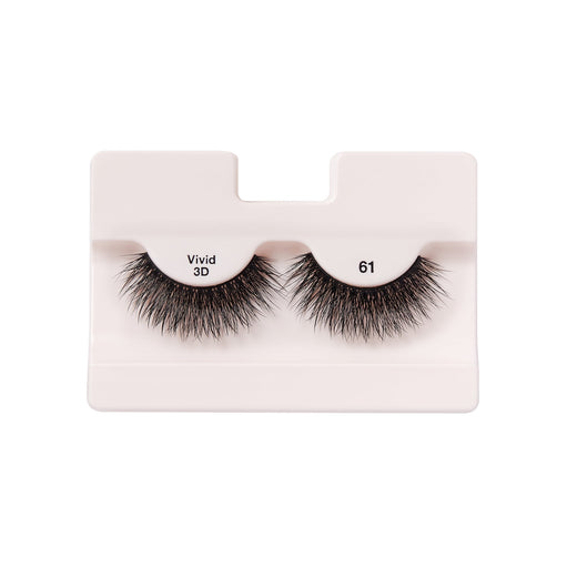 KISS USA I-ENVY 3D Collection Vivid False Eyelashes Style 61 - Super Wispy - image 1