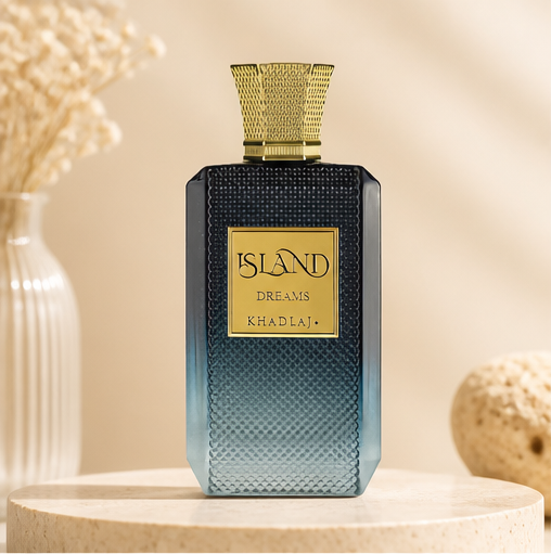 Khadlaj Island Dreams - Fruity, Floral, Woody, Musky - Extrait De Parfum Long-Lasting Fragrance for Unisex, 3.4 Ounce - image 1