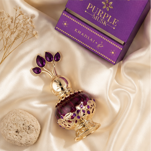 Khadlaj Purple Musk Fragrance Oil - 20ml - image 3