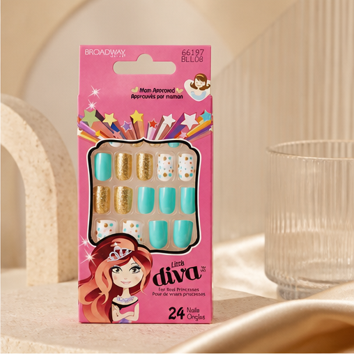 Kiss - Gf Little Diva Sticker Nails-quitetime (bll08) - image 2