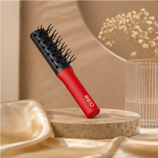 Kiss - Red Flexiclaw Hairbrush - image 4