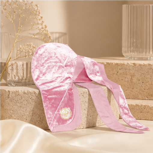 Kiss - Red Power Wave Velvet Durag (purple) - image 4