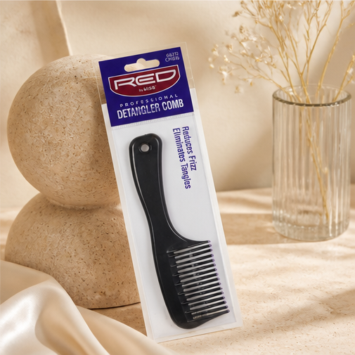 Kiss - Red Professional Detangler Comb - image 4