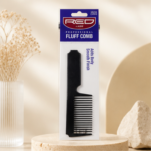Kiss - Red Professional Fluff Comb - image 1