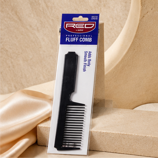 Kiss - Red Professional Fluff Comb - image 2