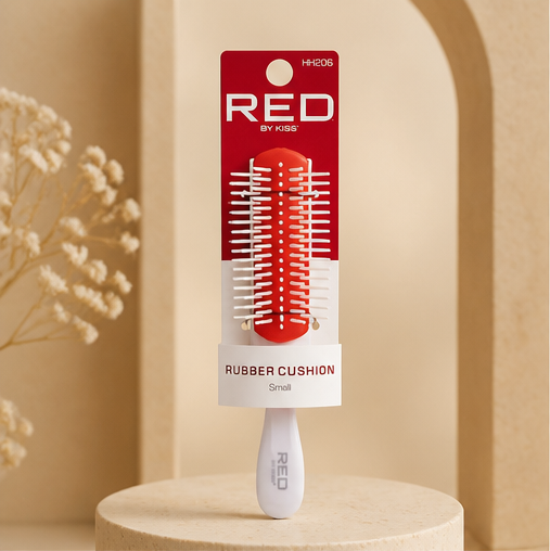 Kiss - Red Rubber Cushion Brush Small - image 1