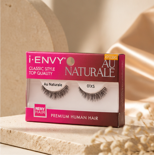 Kiss I Envy Au Naturale 01 X-Tra Short Lashes - image 2