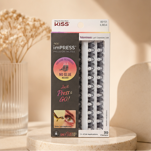 Kiss I Envy Demi Wispies 4+1 Feathery Style Lashes (Pack of 2) - image 1