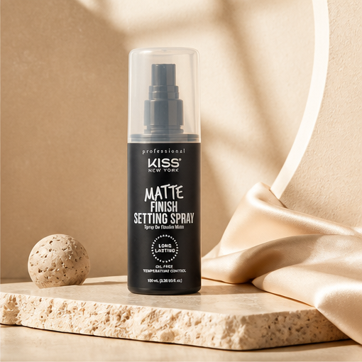 Kiss New York Matte Finish Setting Spray, Oil-Free, Temperature Control 100mL (3.38 US Fl.oz.) - image 2