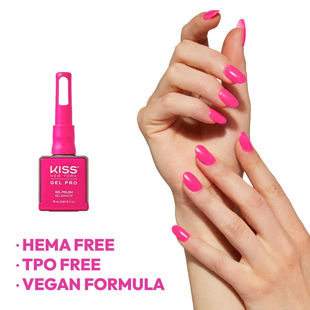 Kiss New York Soak Off Gel Polish KNGP004 Wild and Free 0.34 Oz - image 1