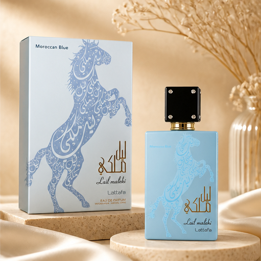 Lattafa Lail Maleki Moroccan Blue by Lattafa EAU DE PARFUM SPRAY 3.4 OZ for UNISEX - image 2