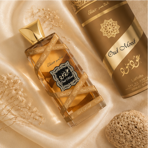 Lattafa Oud Mood Elixir EDP 100ml in Gold - image 3