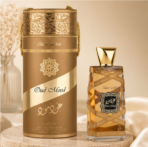 Lattafa Oud Mood Elixir EDP 100ml in Gold - image 4