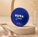 NIVEA Creme Body Face and Hand Moisturizing Cream 13.5 Oz Tin - image 4