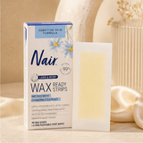 Nair Sensitive Hair Remover Legs & Body Wax Strips - 40ct - image 2