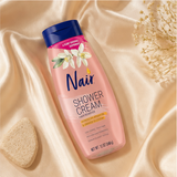 Nair Shower Cream Hair Remover Cream, Moroccan Argan Oil and Orange Blossom, 12 OZ - image 3