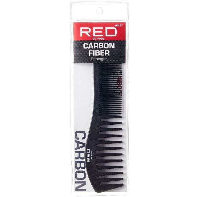 Red by Kiss Carbon-Fiber Detangler Comb - image 1