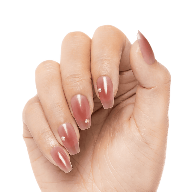 Kiss Bare but Better Premium Press On Glue Nails - Shine